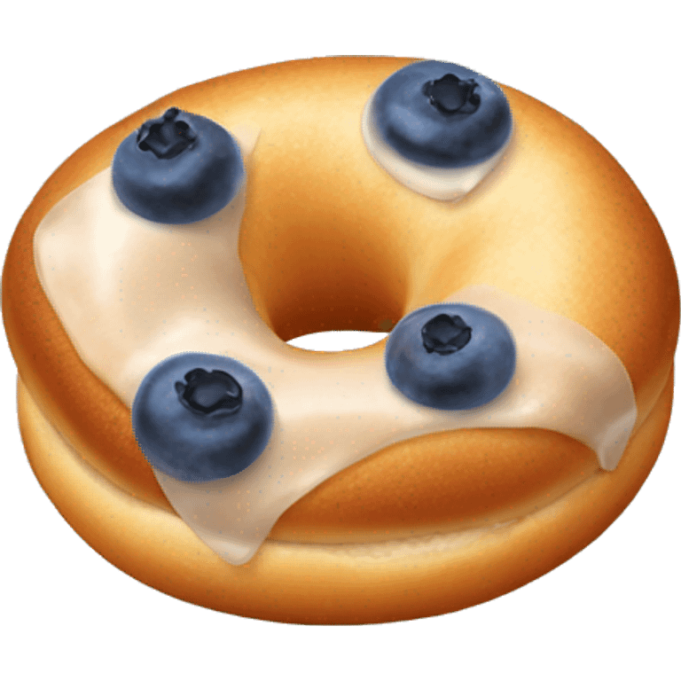 Blueberry Bagels emoji