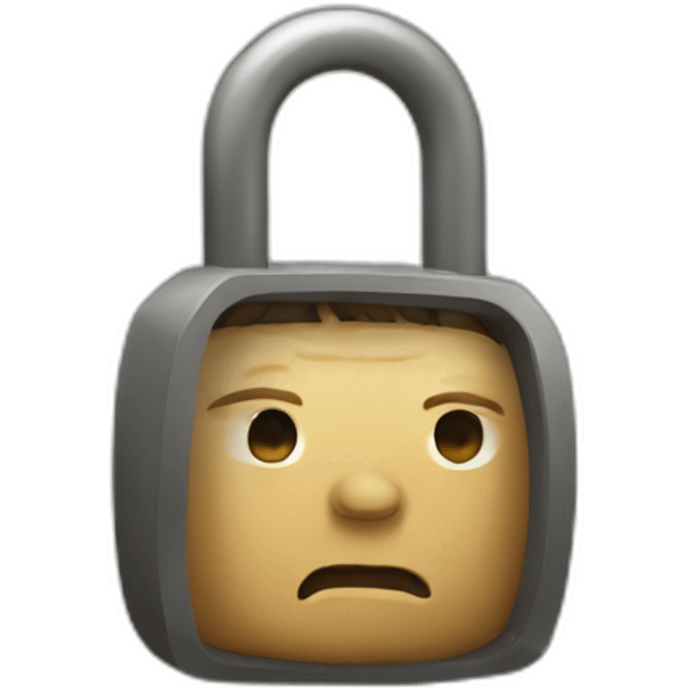 Fat lock emoji