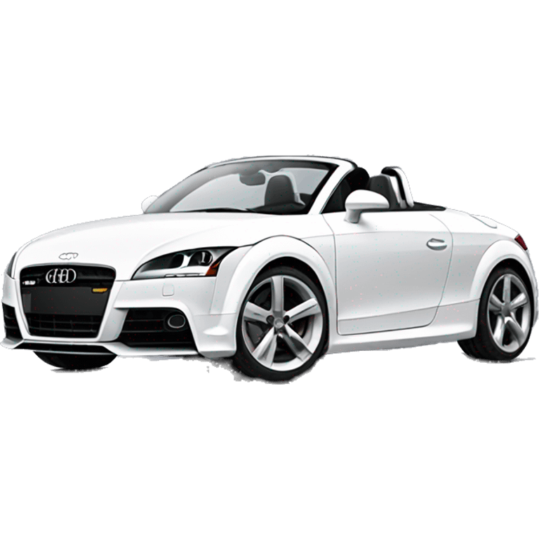 audi tt convertible, lateral view  emoji