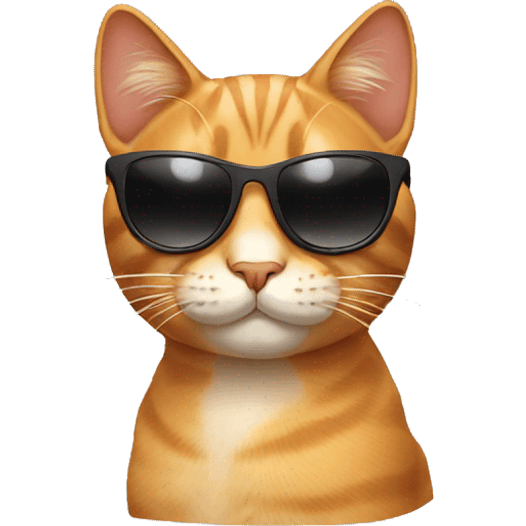 Cat with sunglasses  emoji