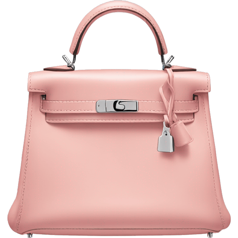 light pink hermes mini kelly purse emoji