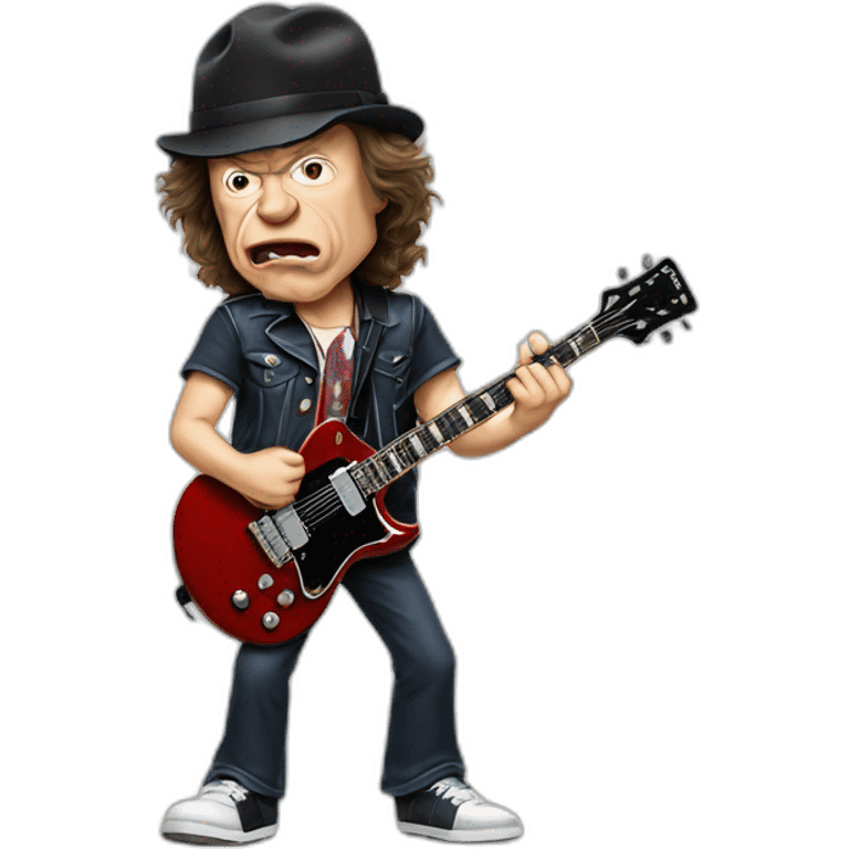 Angus Young Acdc emoji