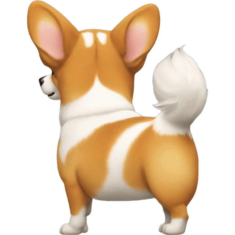 Corgi butt emoji