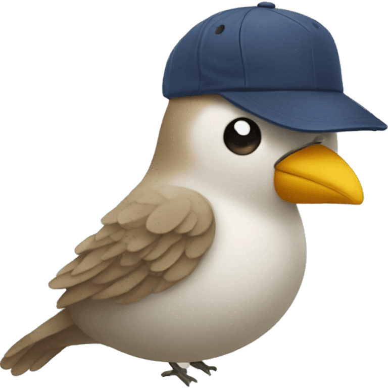 bird finger on a hat  emoji