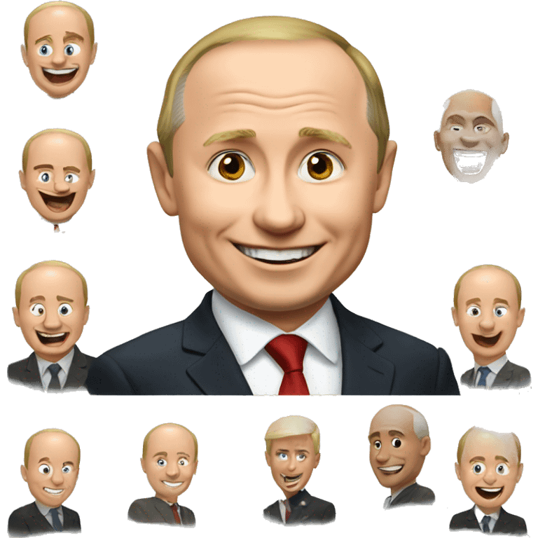 Putin happy emoji