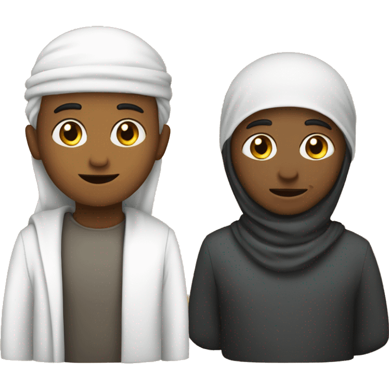 Christian und muslim  emoji