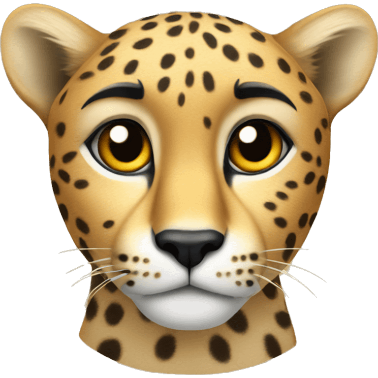 A cheetah emoji