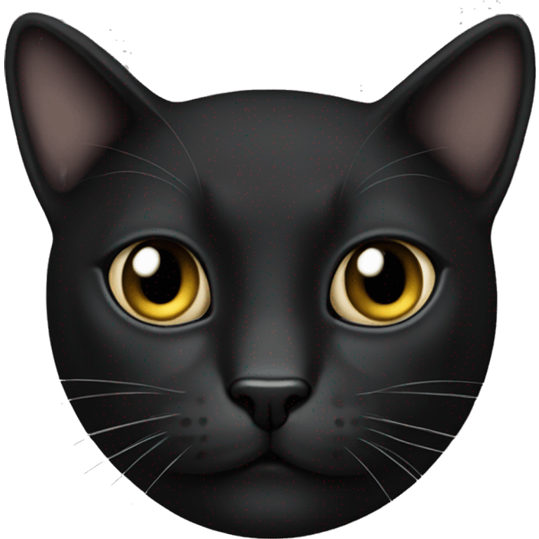 gato negro  emoji