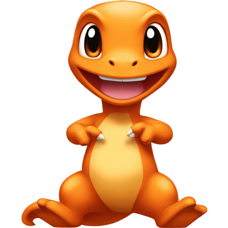 Charmander doing gym emoji