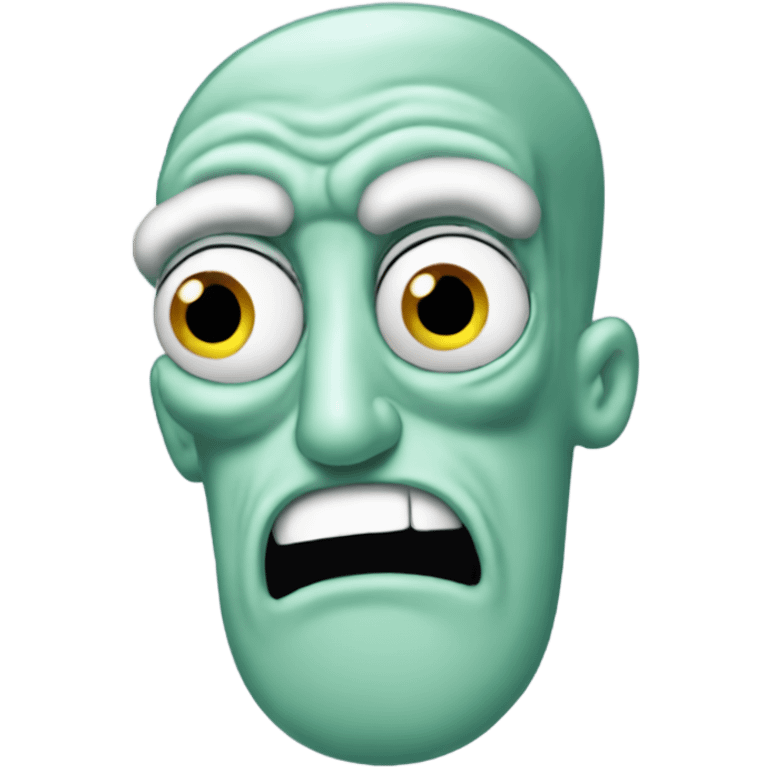 Squidward Bob Squarepants emoji