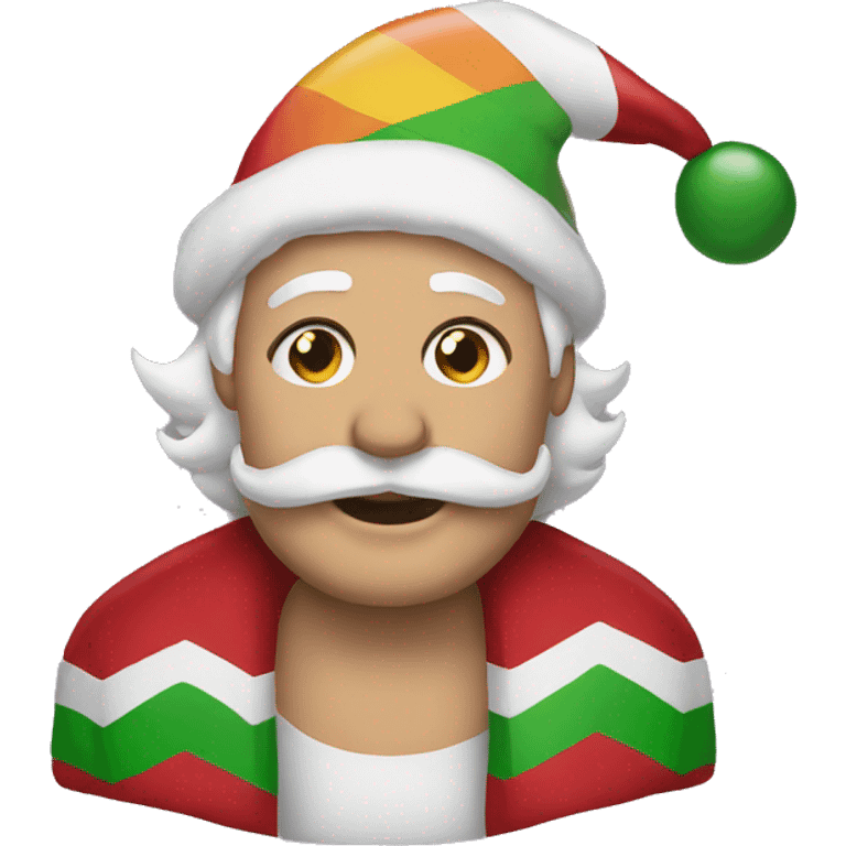 Christmas pride  emoji