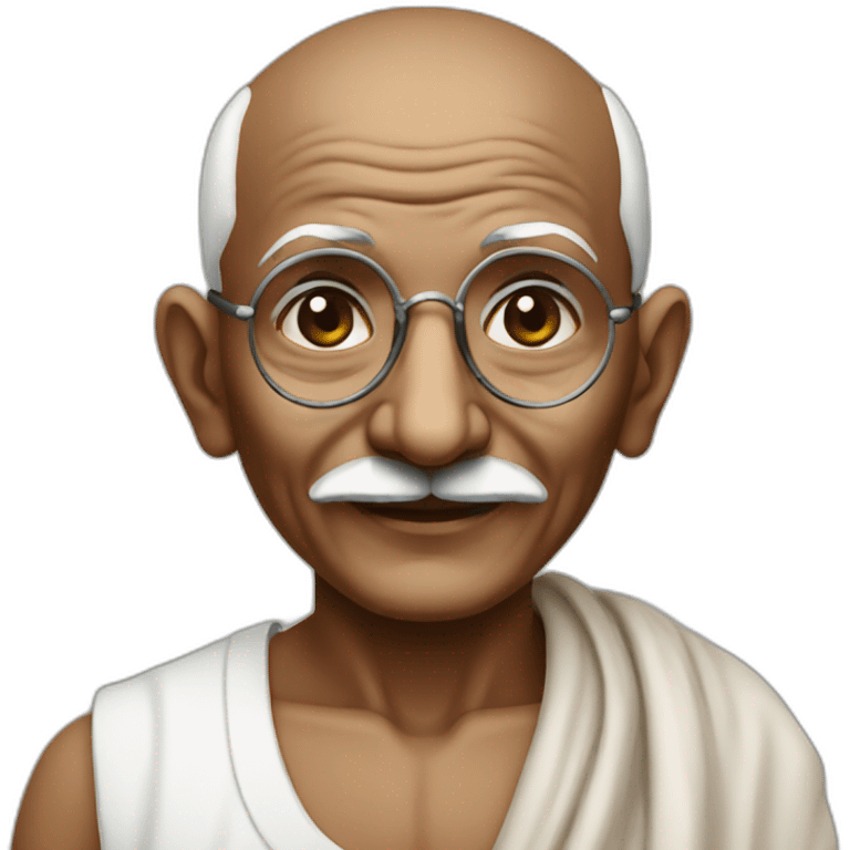 Mahatma Gandhi emoji