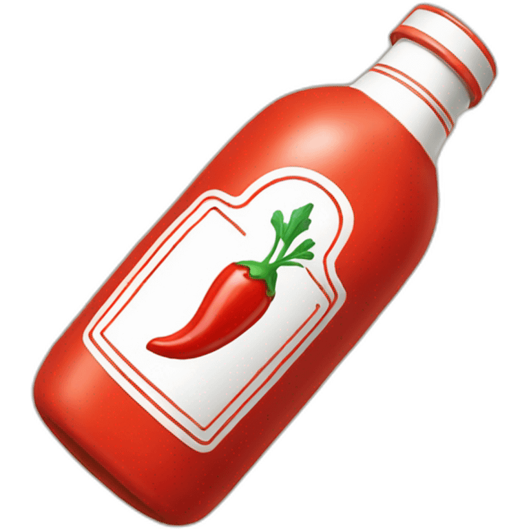 Sriracha bottle emoji