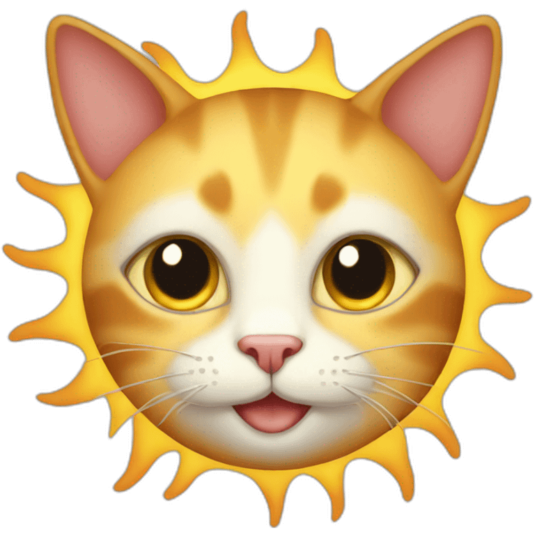 cat sun emoji