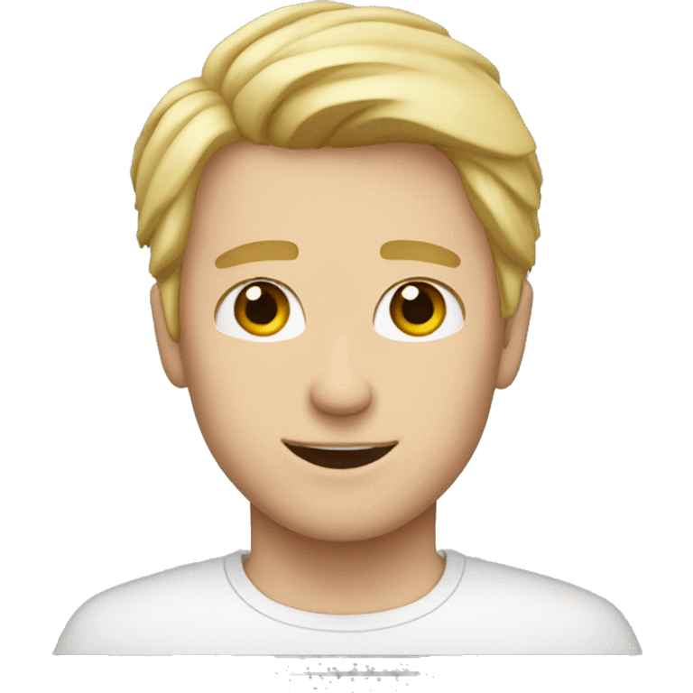 Sigma male, heart eyes, blond hair emoji