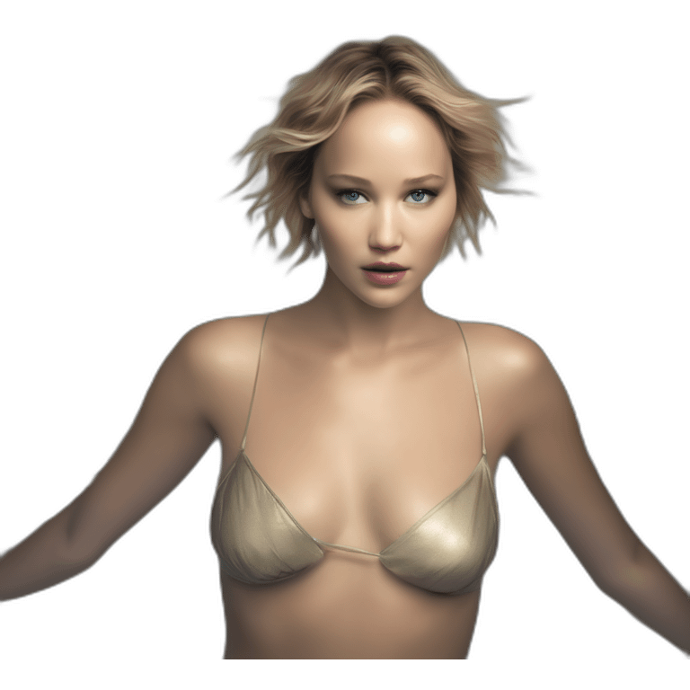 jennifer-lawrence,-david-bellemere,-bare-belly,-wings,-choker,-bathed-in-shadows,-fov-90-degrees,-short-lighting,-l-usm,-cold-colors,-gilded-technique,-ex emoji