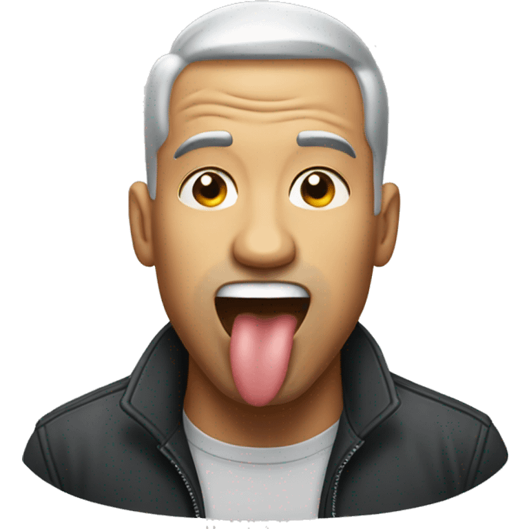 Man tongue out   emoji