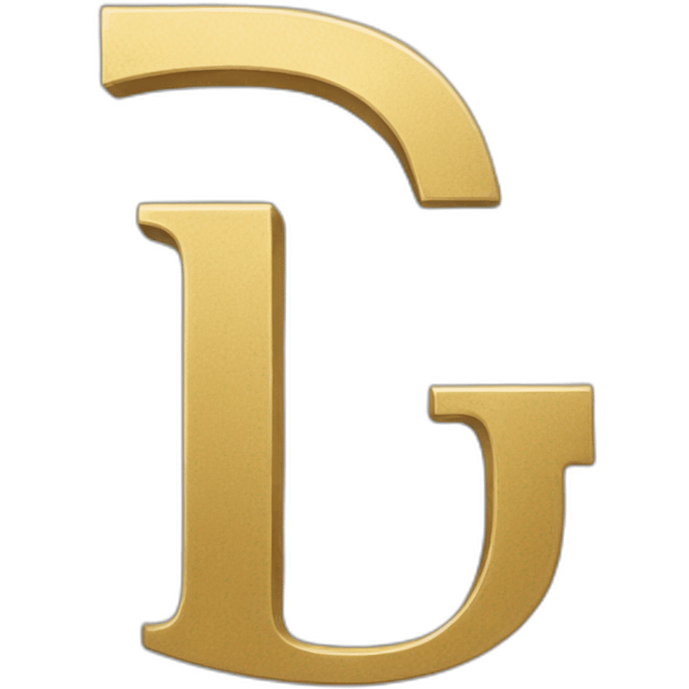 Logo with letter G T in gold  emoji