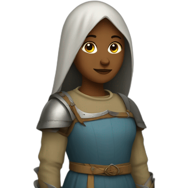 Medieval girl emoji