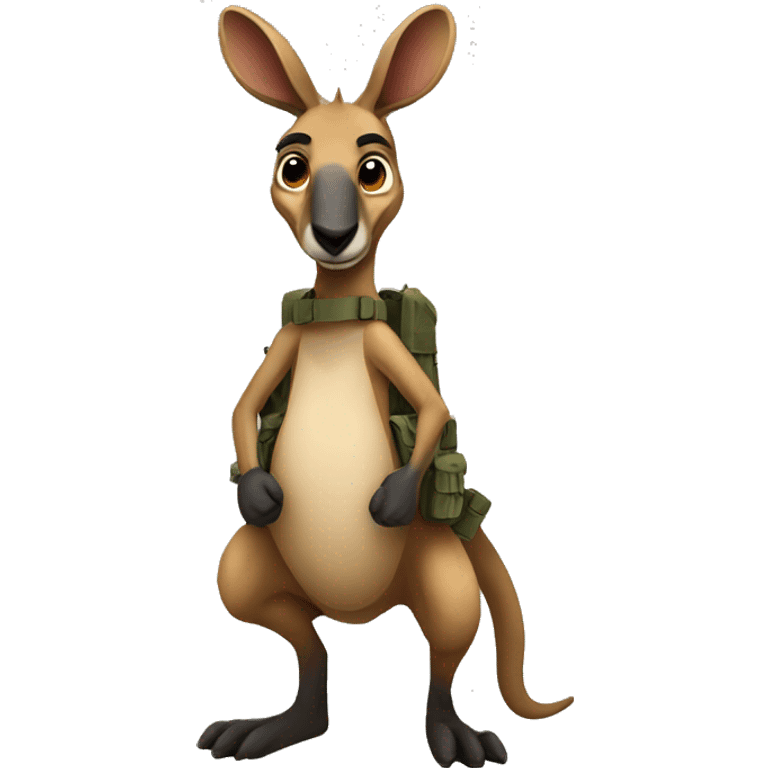 Tactical Kangaroo emoji