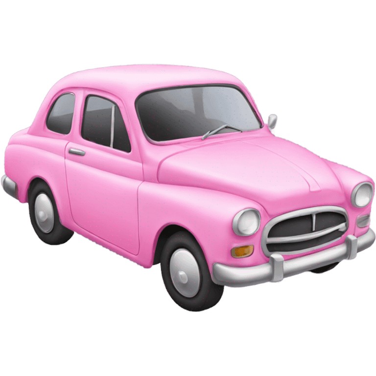 pink car emoji