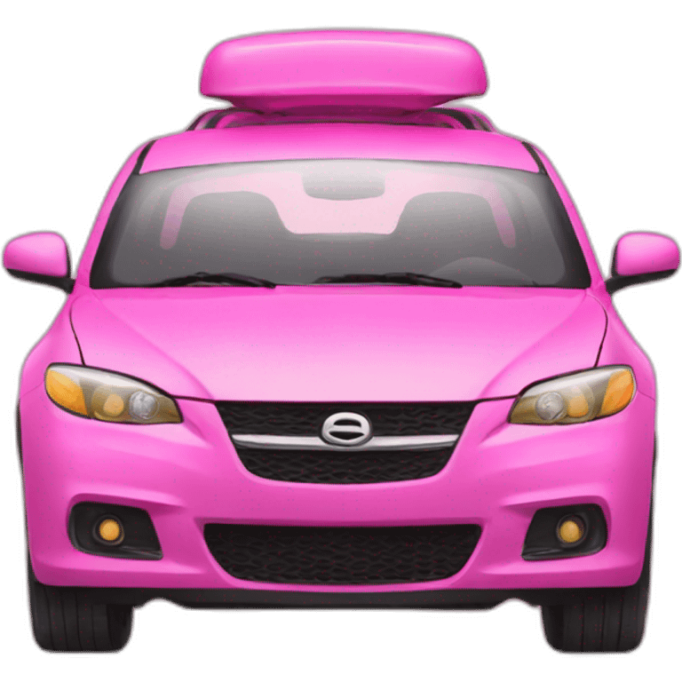 Pink car emoji