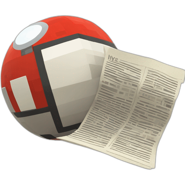 news minecraft pokemon newspaper document future pokeball pixelmon emoji