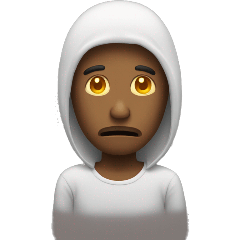 Depressed person emoji