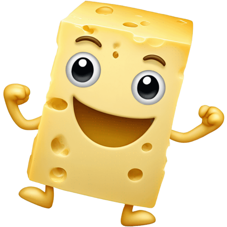 cheese dancing emoji