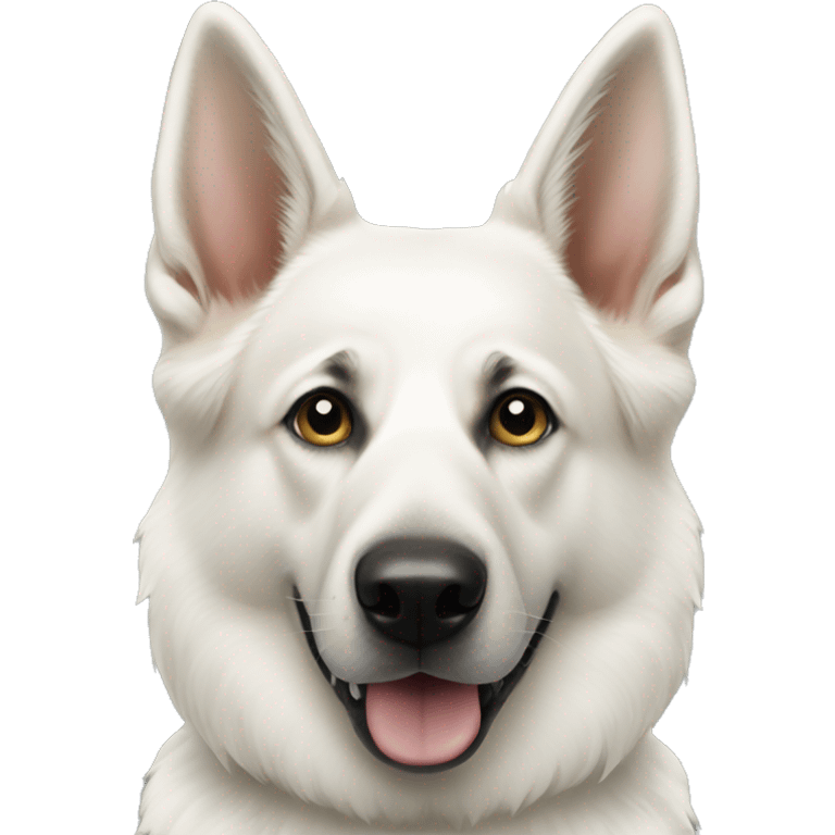 White German Shepherd  emoji