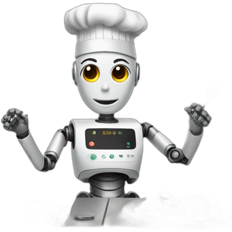 ai robot who is a cook  emoji