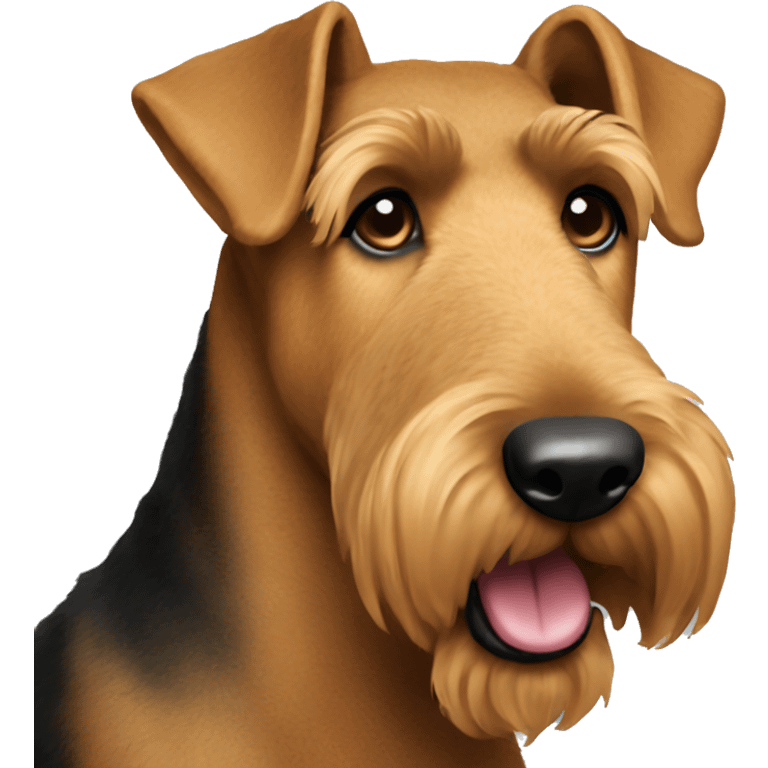 Airedale terrier emoji