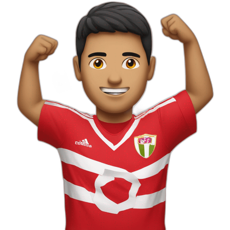 peruvian soccer supporter emoji