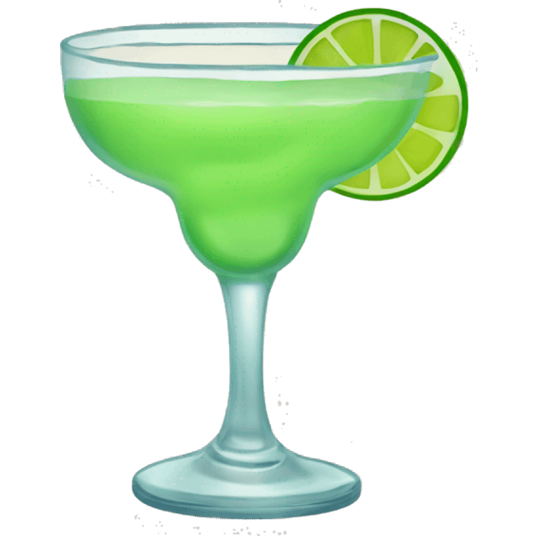 Margarita in a glass emoji