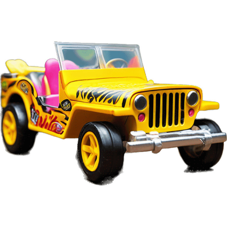 Hot wheels Premium Barbie jungle tour 1941 Willy’s jeep  emoji