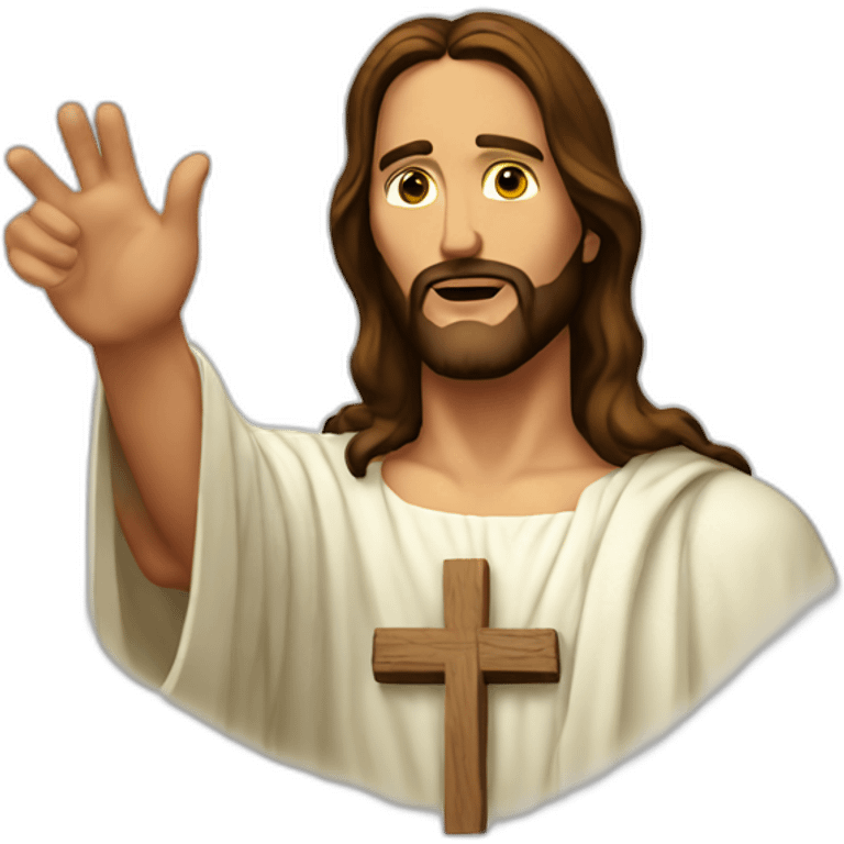 gunshot-jesus emoji