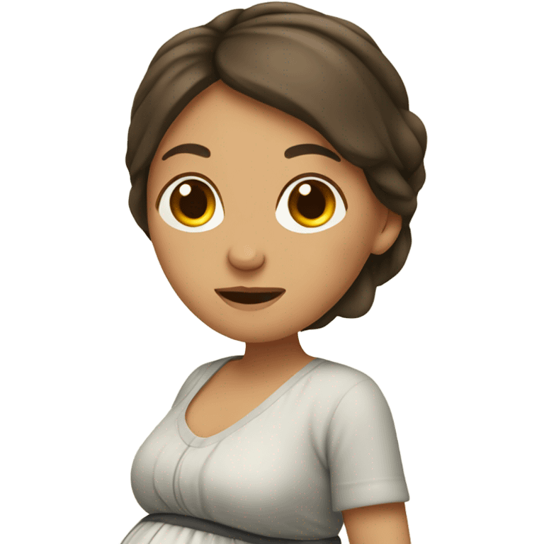 Pregnant Spanish women standing emoji