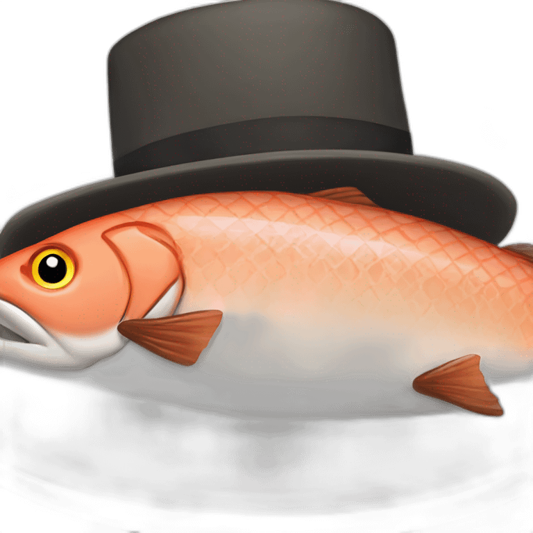 jewish salmon with yarmulke emoji