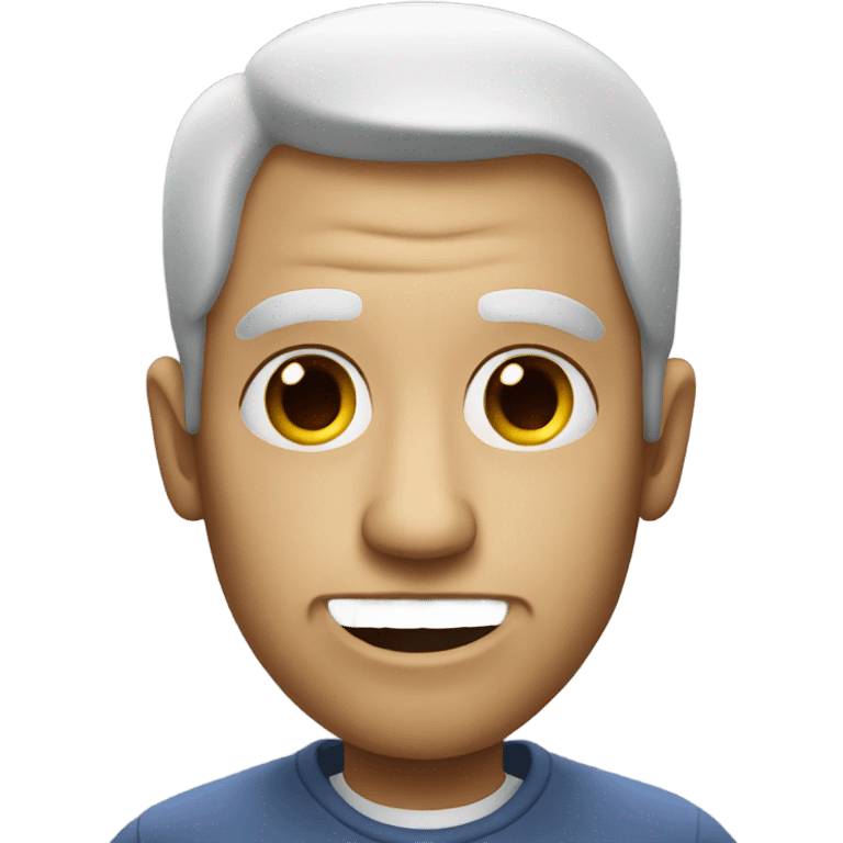 Creepy guy emoji