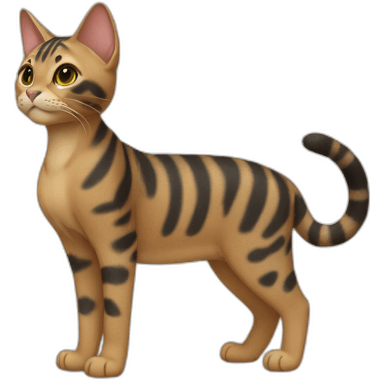 Serengeti Cat Full Body emoji