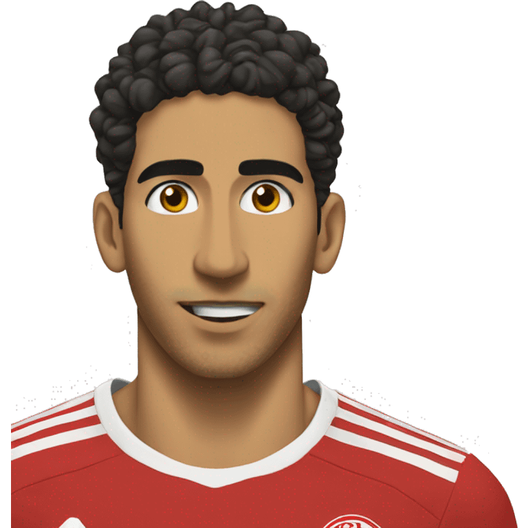 Hakimi play foot emoji