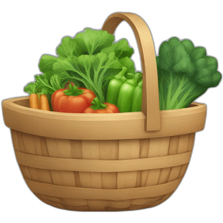 vegetables basket emoji