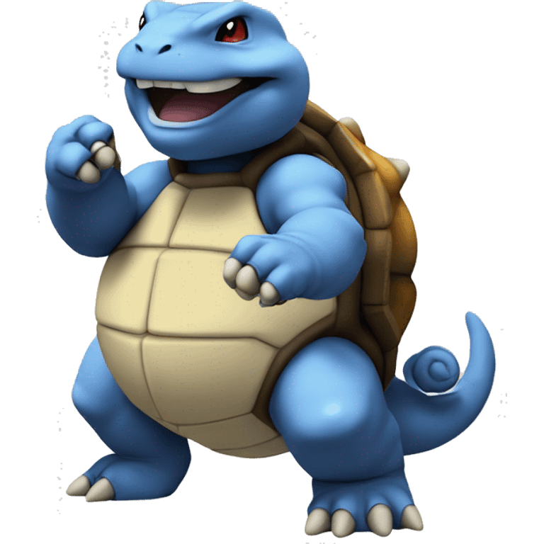 blastoise making okay emoji