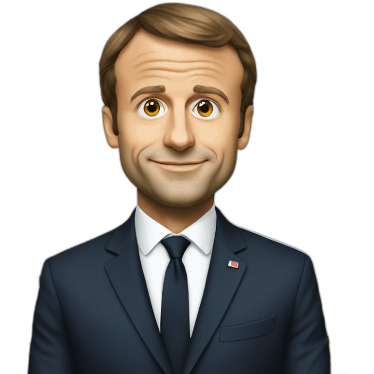 Realist Emmanuel Macron emoji