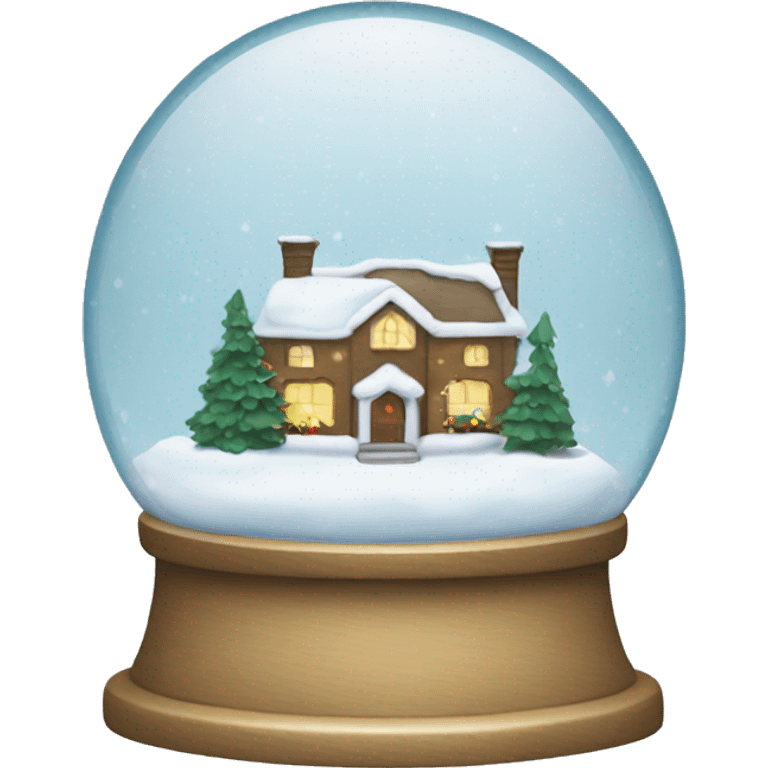 snowglobe christmas emoji