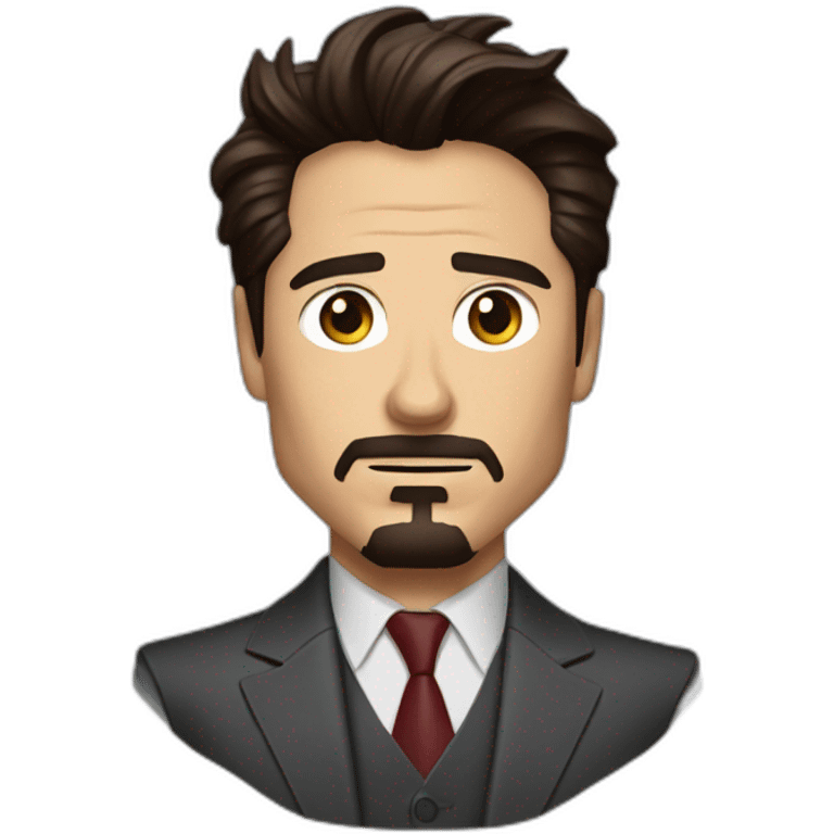 Tony stark iron man emoji