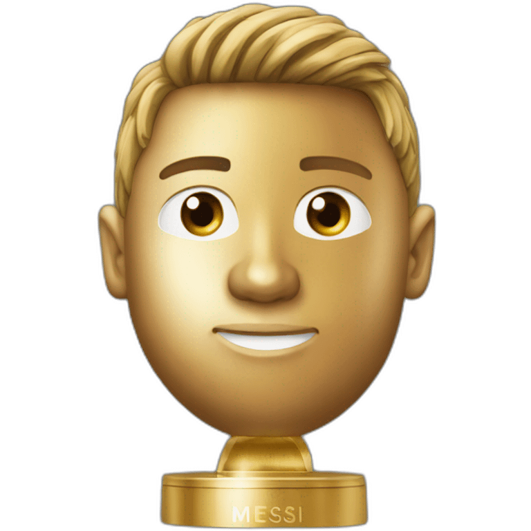 Messi ballon d'or emoji