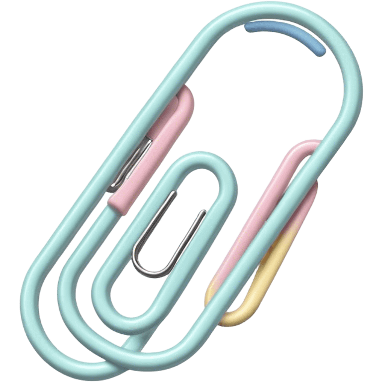 pastel paper clip emoji