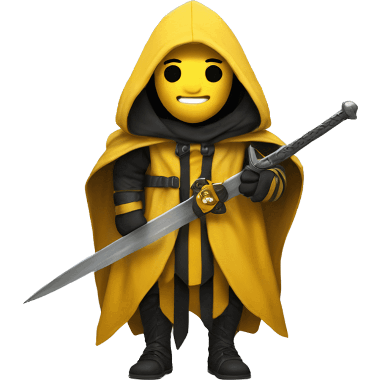 Bumblebee  cloak with sword emoji