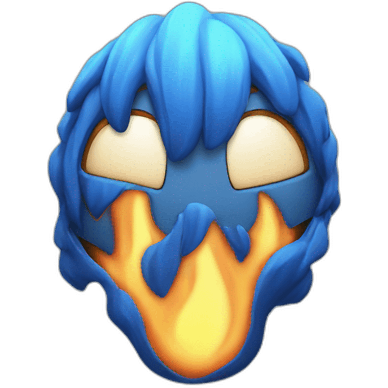 blue fire emoji